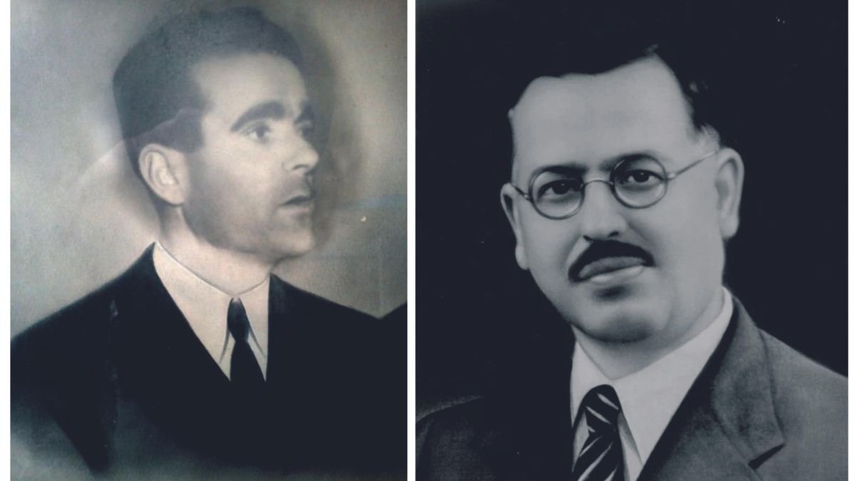 Primitivo Carpintero Vallejo, alcalde de La Villa de Don Fadrique, y Julio de Mora López, maestro de obras de Consuegra, quienes fueron fusilados tras su paso por Albatera