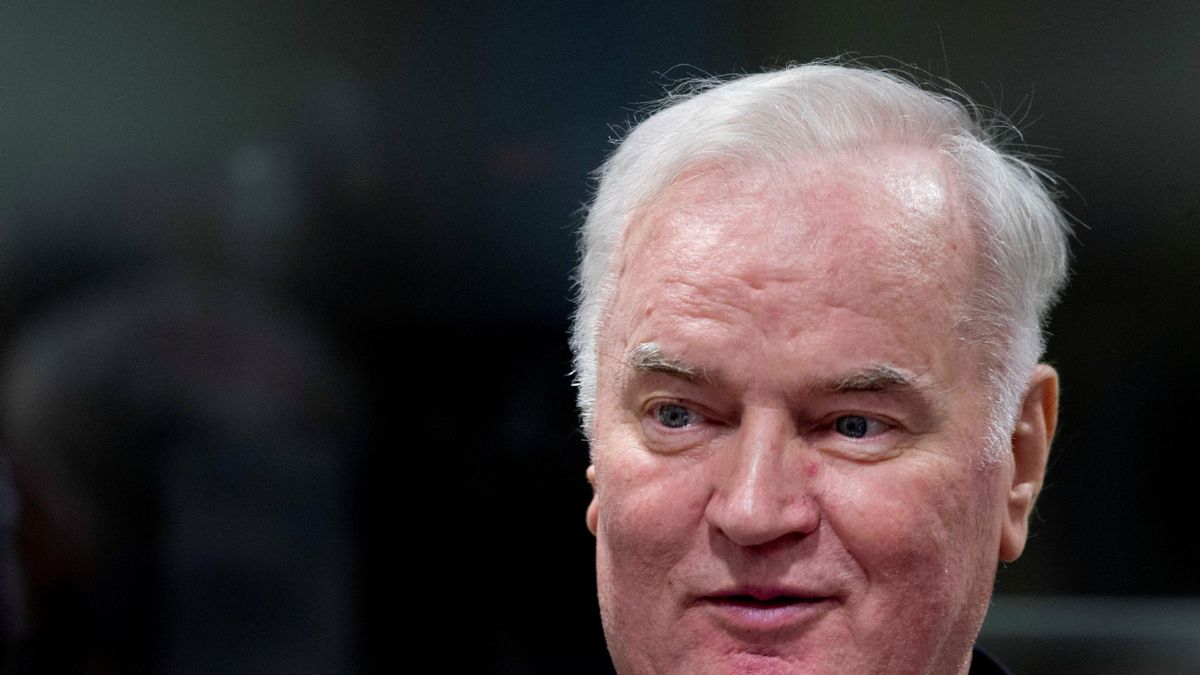 El exlíder militar serbobosnio Ratko Mladic.