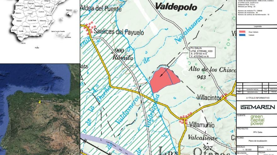 Último trámite de licencias para un macroparque solar en El Burgo Ranero