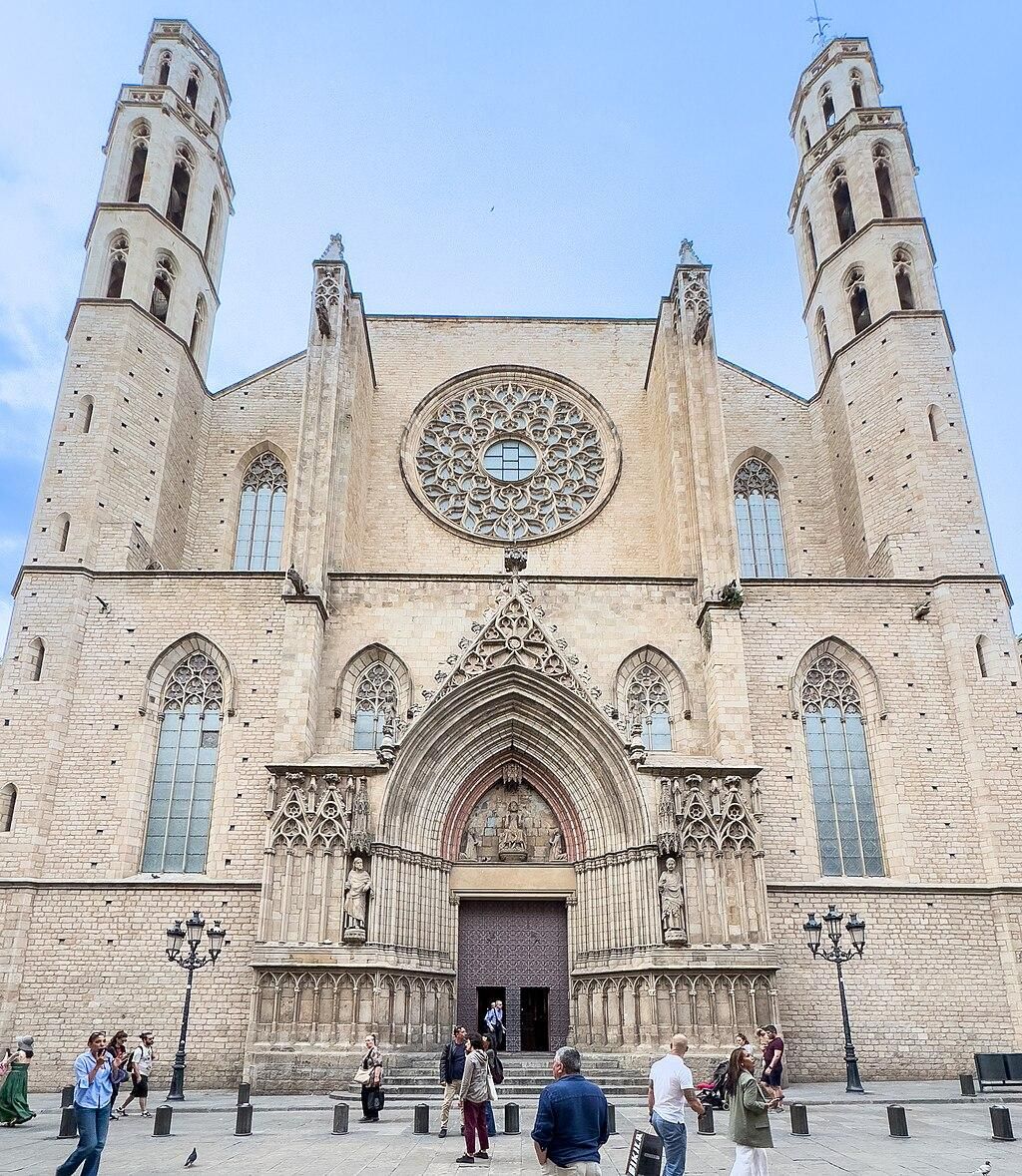 Basílica de Santa María del Mar en Barcelona