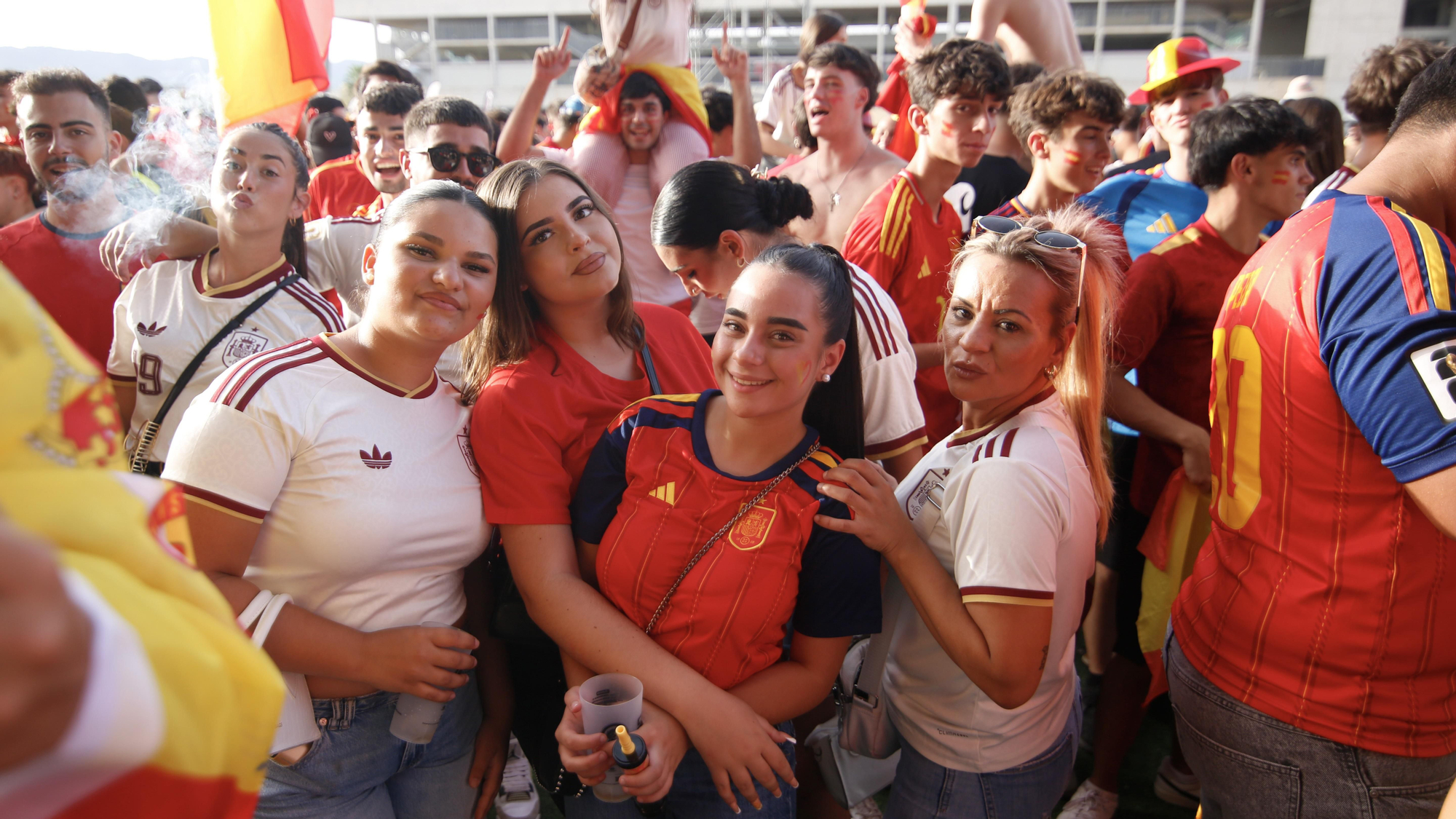 Afición de la selección española en el Córdoba Live