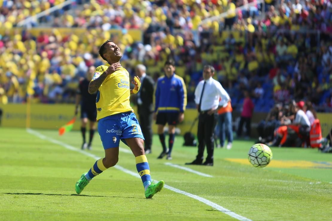 El último de partido de Juan Carlos Valerón en el Estadio de Gran Canaria. (Alejandro Ramos).