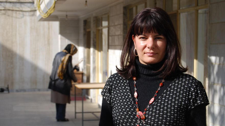 Charlemagne Gómez, consultora de la ONU, en la sede de la ONG Medica Mondiale.