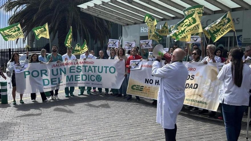 Sindicatos médicos canarios rechazan que Adasat Goya sea el interlocutor en la huelga por la "pérdida total de confianza"