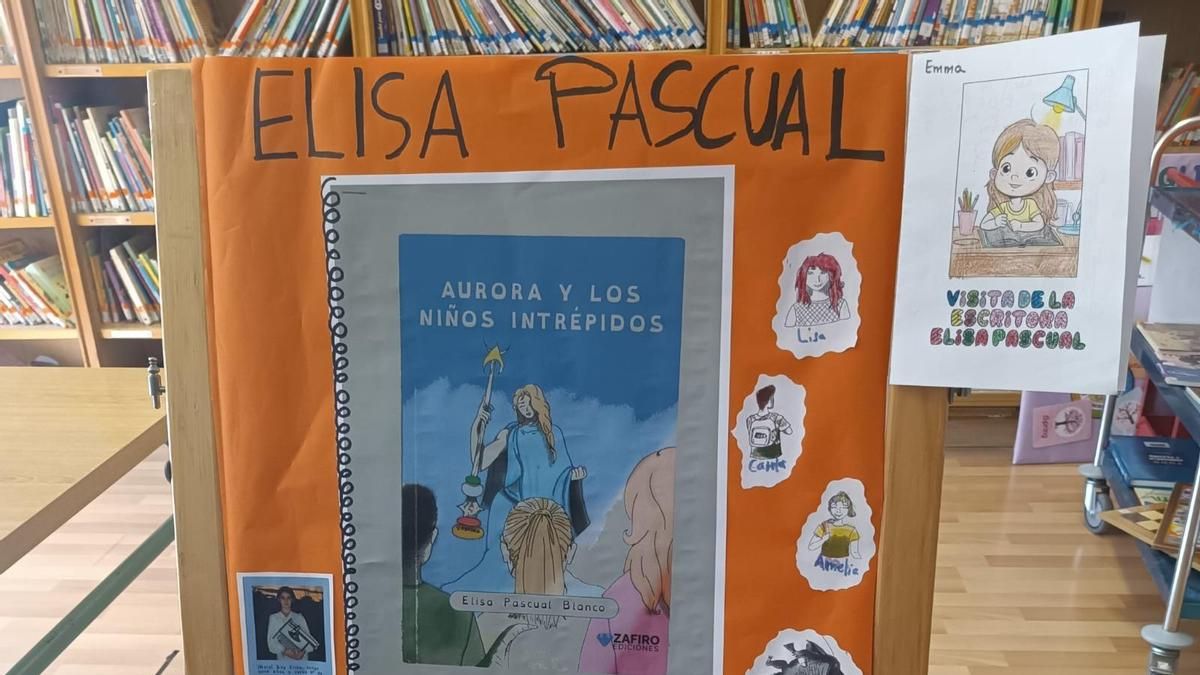 Cartel anunciador de la presentación del libro de Elisa Pascual