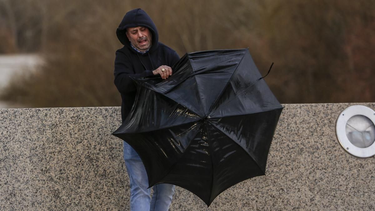 Alerta por lluvia y viento