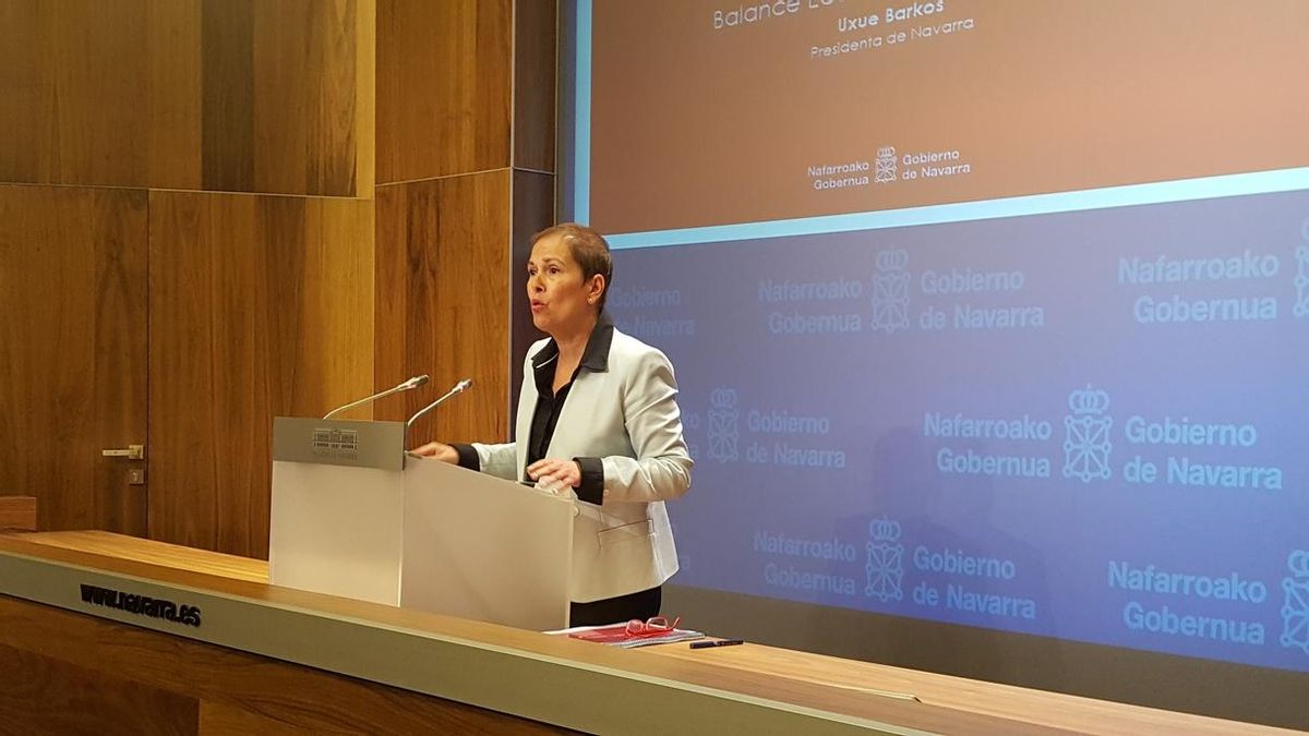 Barkos dice que la "ruptura" de Fomento "no atiende a los intereses de Navarra", sino al "interés" de UPN