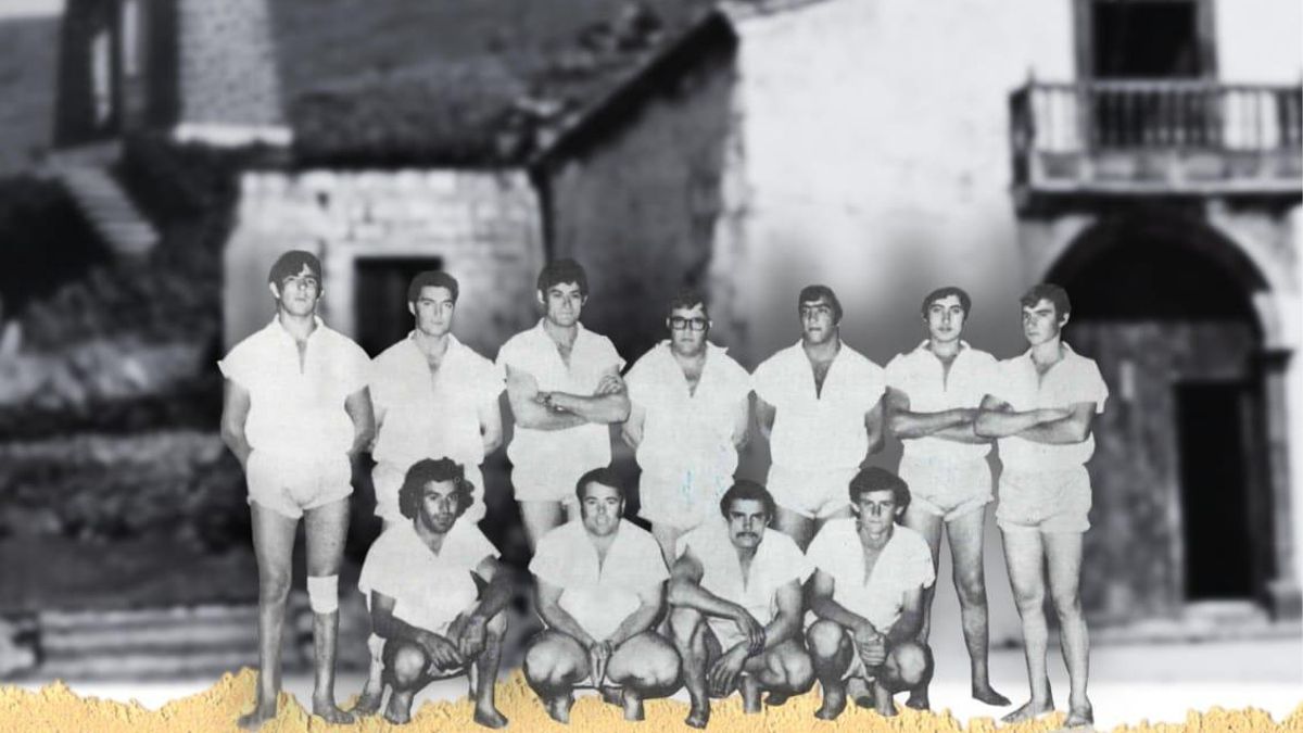 Imagen del cartel de presentación del 'Club de Lucha Tamanca-Las Manchas,  50 años de lucha'.