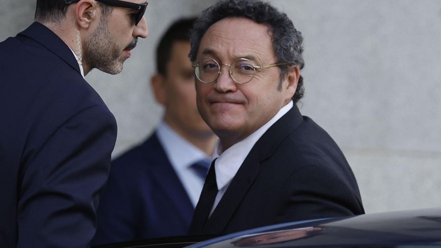 El fiscal general del Estado, Álvaro García Ortiz, a su llegada al Tribunal Supremo.
