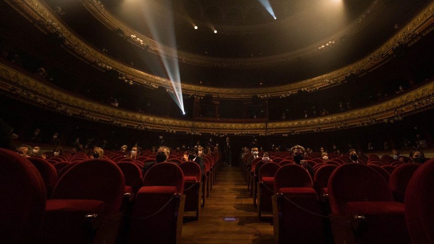 El Teatro Calderón de Valladolid durante la Seminci de 2020.