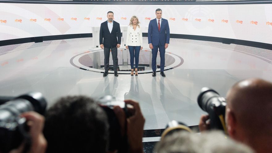 ENCUESTA | ¿Quién ha ganado el debate entre Sánchez, Díaz y Abascal en TVE?