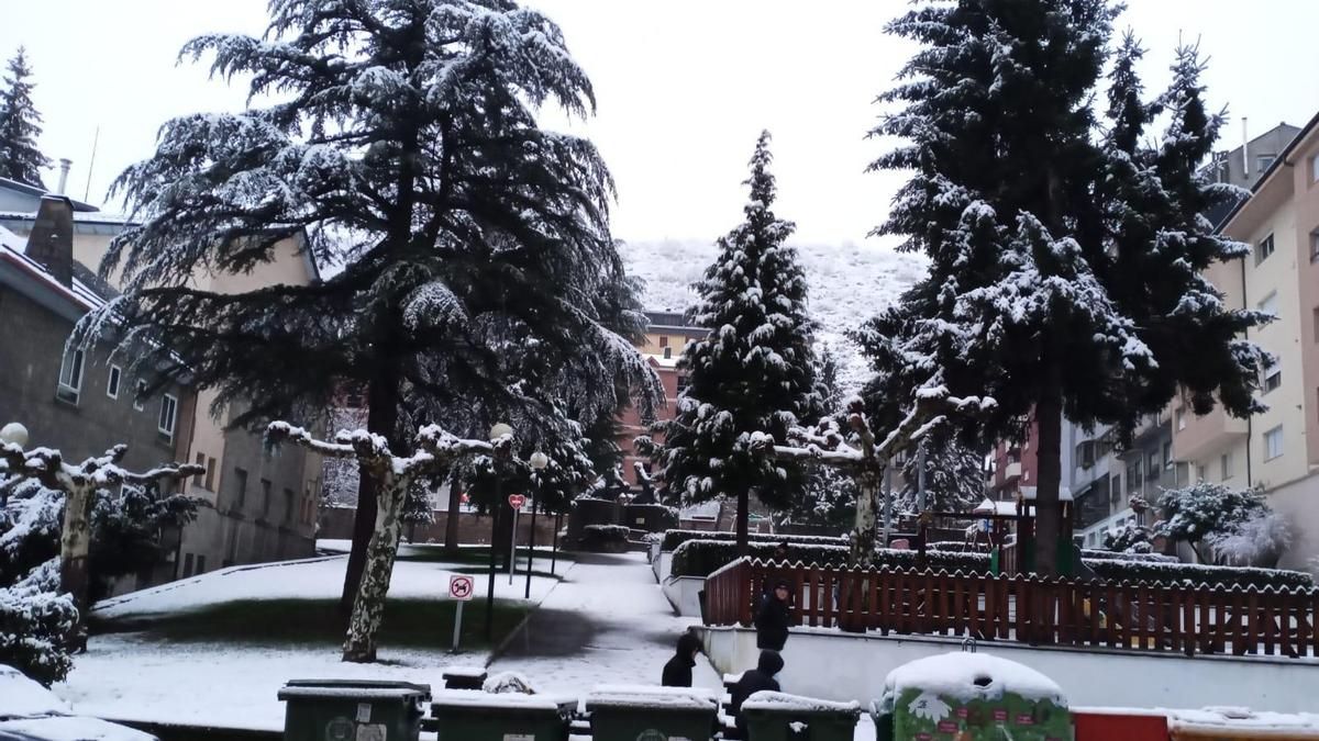 Nevada en Villablino.