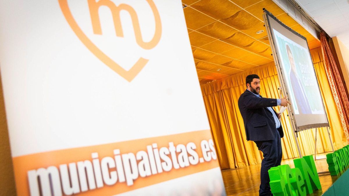 David García, en el acto de Unió Municipalista celebrada en Nules.