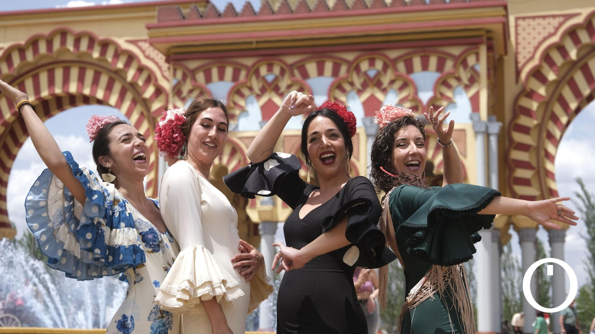 Ambiente de viernes en la Feria de Córdoba.