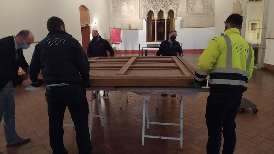 Trabajos en el Museo Sefardí