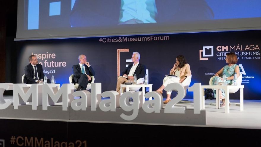 Hermoso de Mendoza presenta en el “Cities & Museums Forum" de Málaga el valor cultural de Logroño