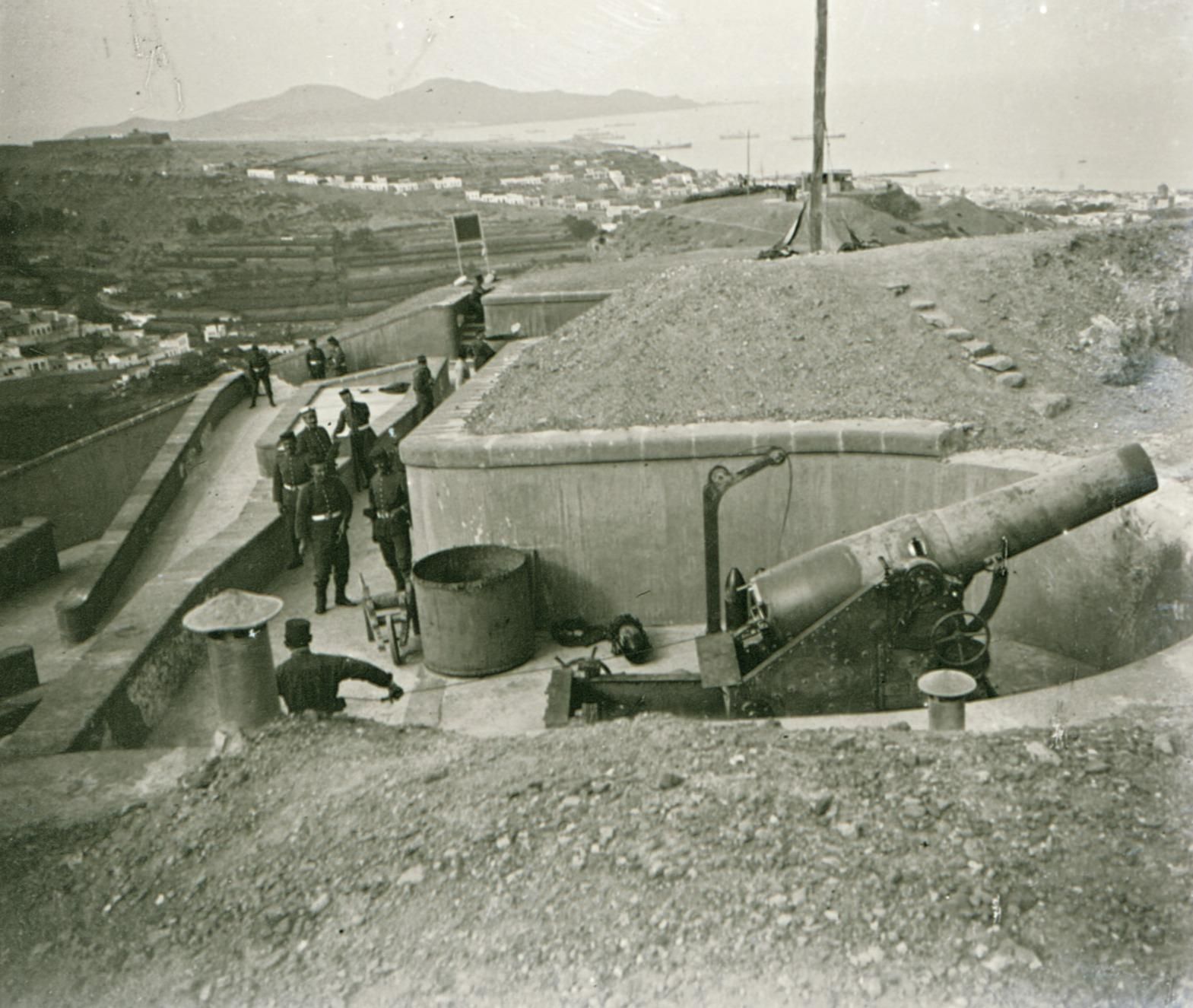 Salvas militares en las Baterías de San Juan (FEDAC)