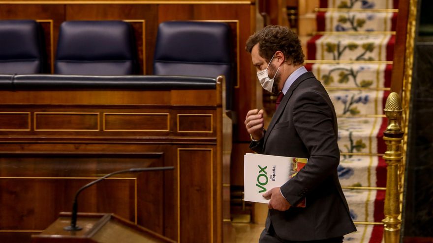 El portavoz parlamentario de Vox, Iván Espinosa de los Monteros