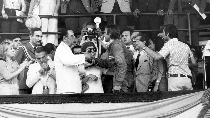 Hace 50 años: cuando Reutemann conoció a Perón (y se quedó sin nafta)