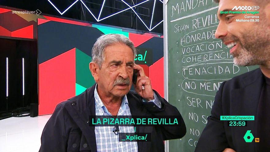 Miguel Ángel Revilla, sorprendido en 'laSexta Xplica' por una llamada inesperada: "Estoy en directo"