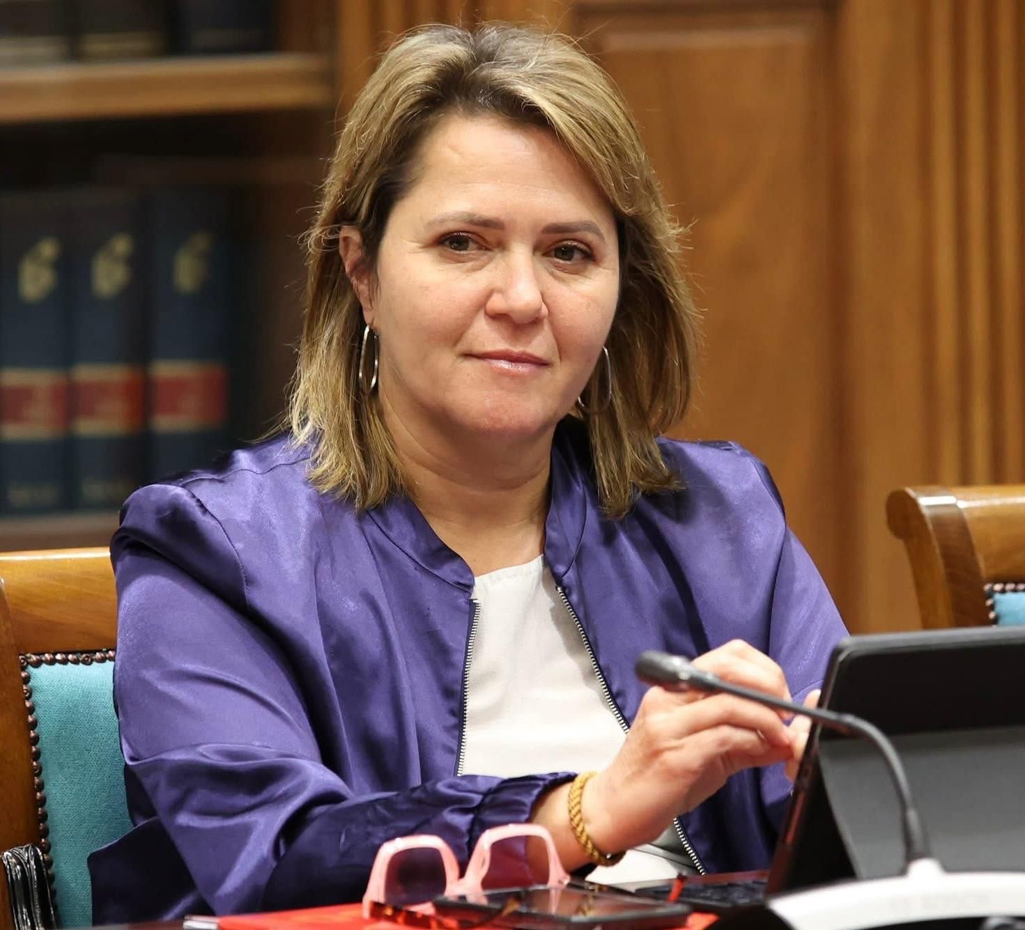 Alicia Vanoostende, diputada del PSOE por La Palma en el Parlamento de Canarias.