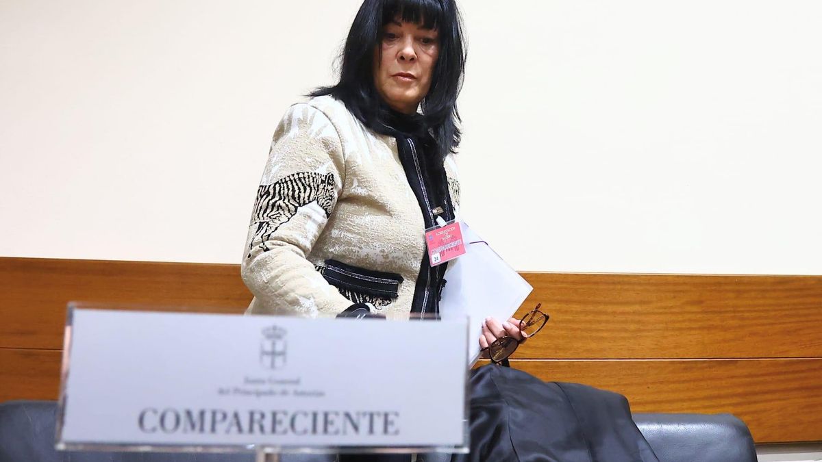 Ana María Rodríguez, a su llegada a la comparecencia en la que no quiso declarar.