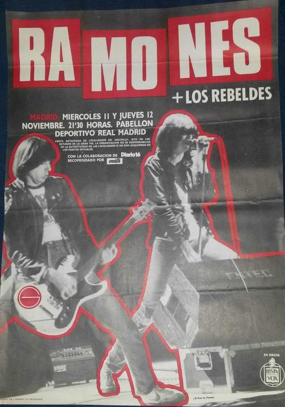 Los Ramones actuaron en el pabellón