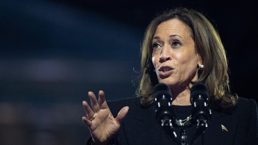 Acto electoral de la candidata demócrata, Kamala Harris, en la víspera de las elecciones presidenciales.