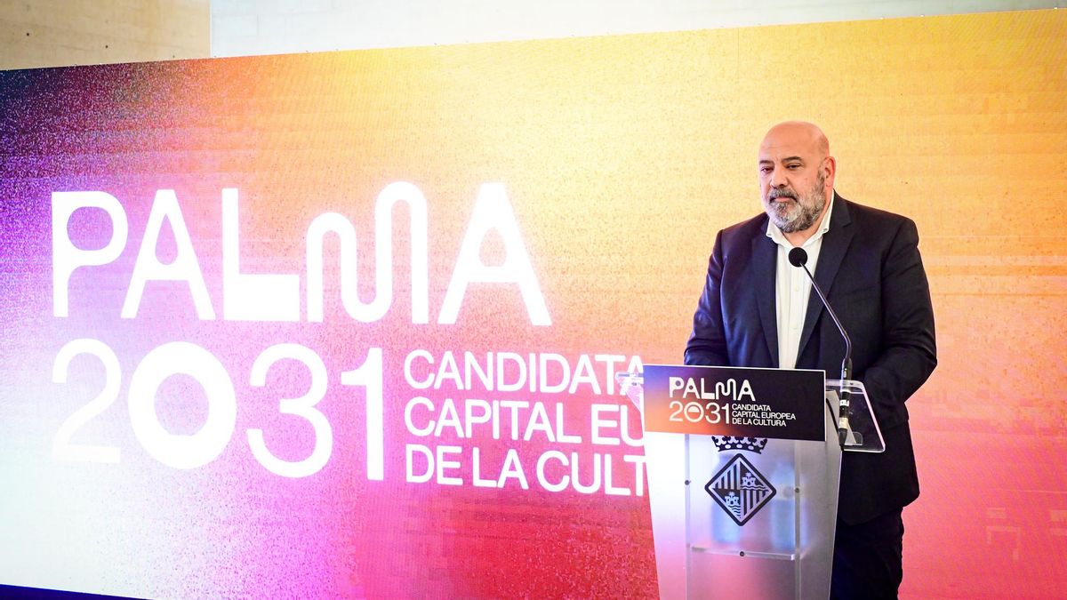 Jaime Martínez Llabrés, alcalde de Palma, en la presentación de la Candidatura a Ciudad Europea de la Cultura 2031