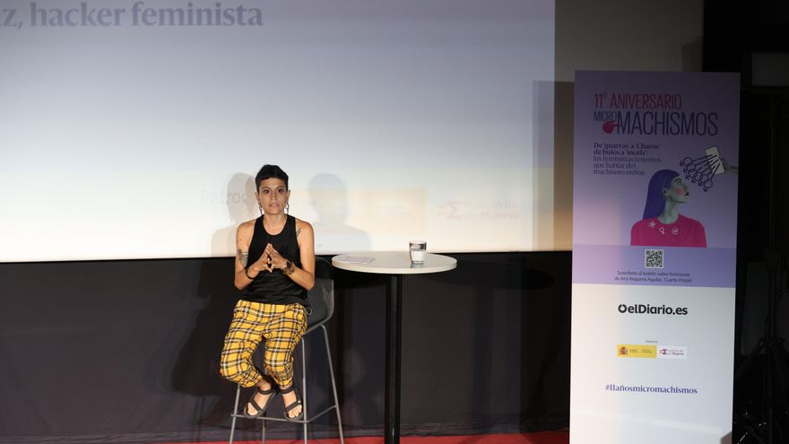 La hacker feminista Rebeca Paz.