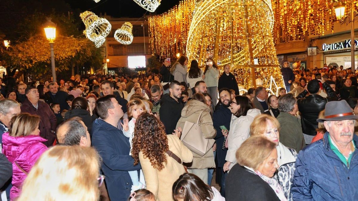 La iluminación navideña de Ximénez en Puente Genil.