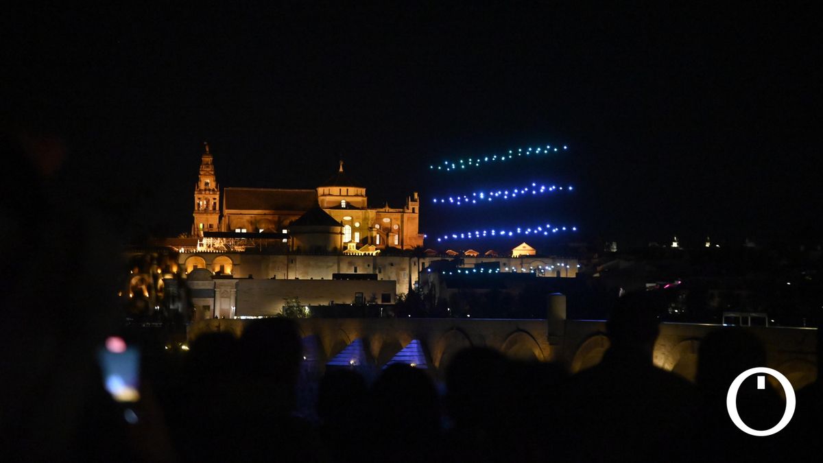 Espectáculo de drones por Navidad