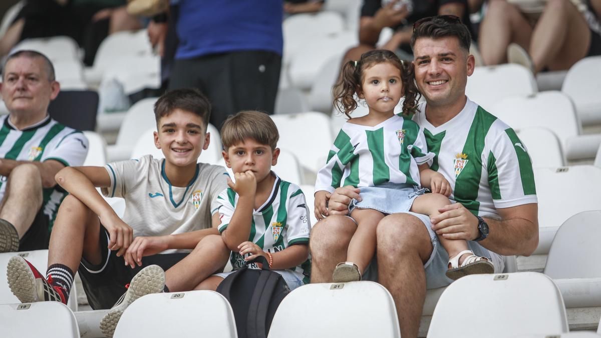 Grada Blanquiverde del Cordoba CF - Sevilla FC