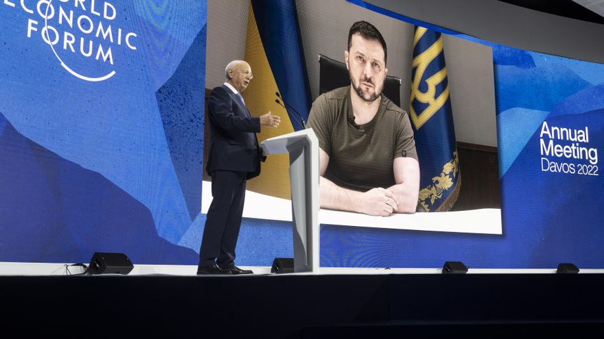 Zelenski pide ayuda a líderes y empresas en Davos y más sanciones a Rusia EFE/EPA/GIAN EHRENZELLER