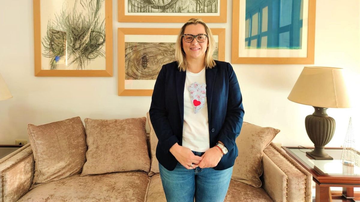 Nayra Castro,  consejera de Recurso Humanos del Cabildo de Santa Cruz de La Palma.