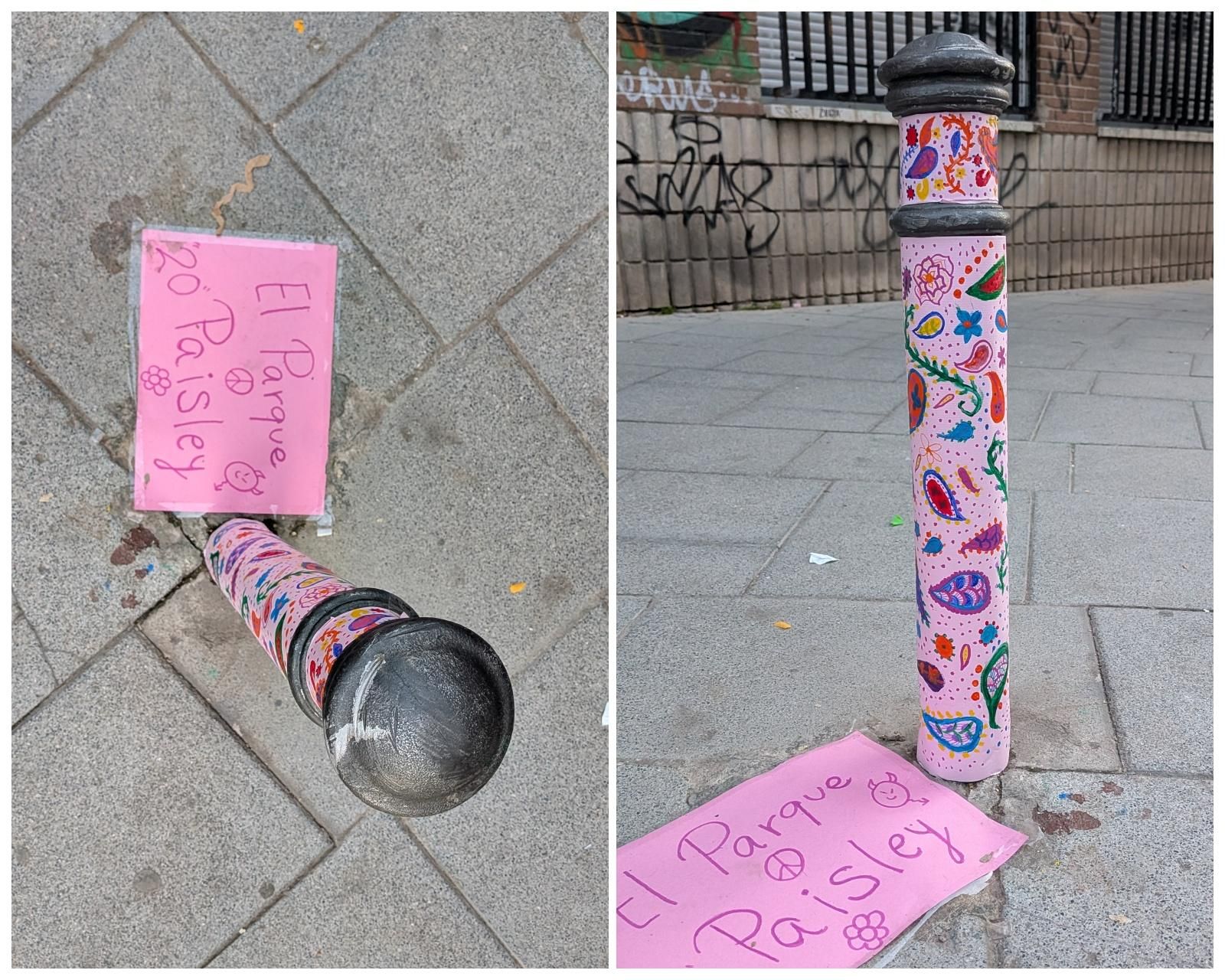 20 - Bolardo parque Paisley