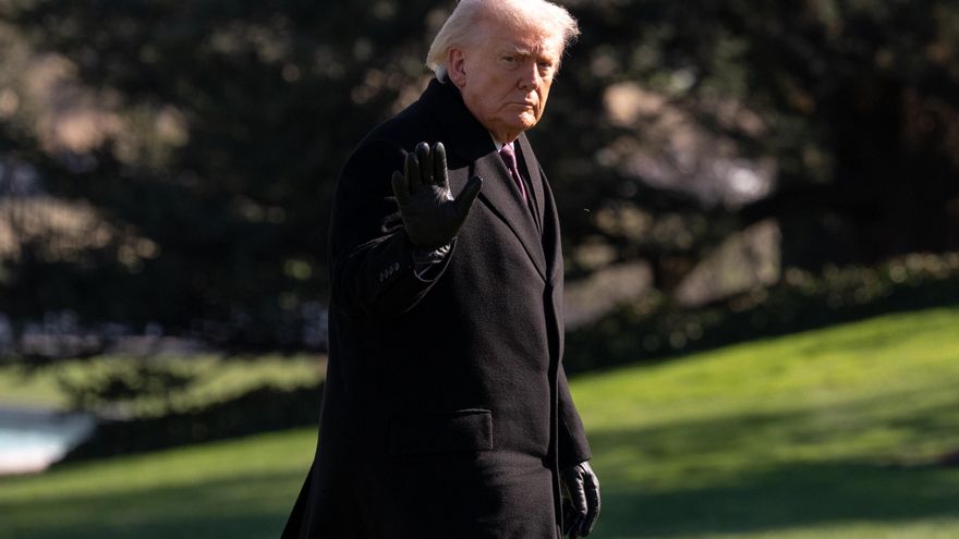 Imagen de archivo del presidente estadounidense, Donald Trump. EFE/EPA/AARON SCHWARTZ / POOL