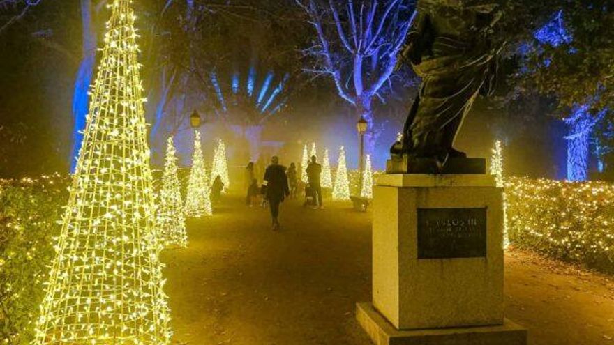 Ecologistas censuran la Naturaleza Encendida del Botánico por su "contaminación sonora y lumínica"