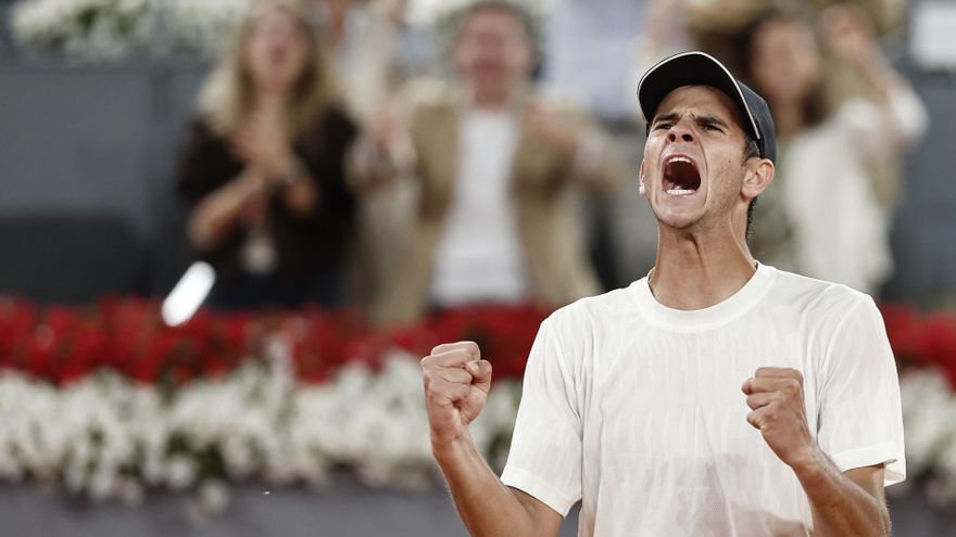 Jódar apunta alto: horario y dónde ver el partido de octavos de final del Madrid Open ante Kopriva por TV