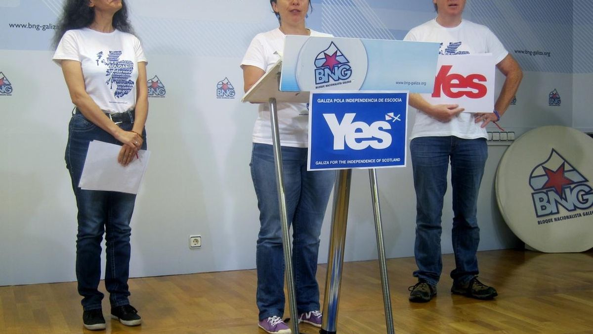 El BNG apoya la campaña 'Solidaridad con Escocia', que defiende que el 'sí' "dará ánimo a otras naciones sin Estado"