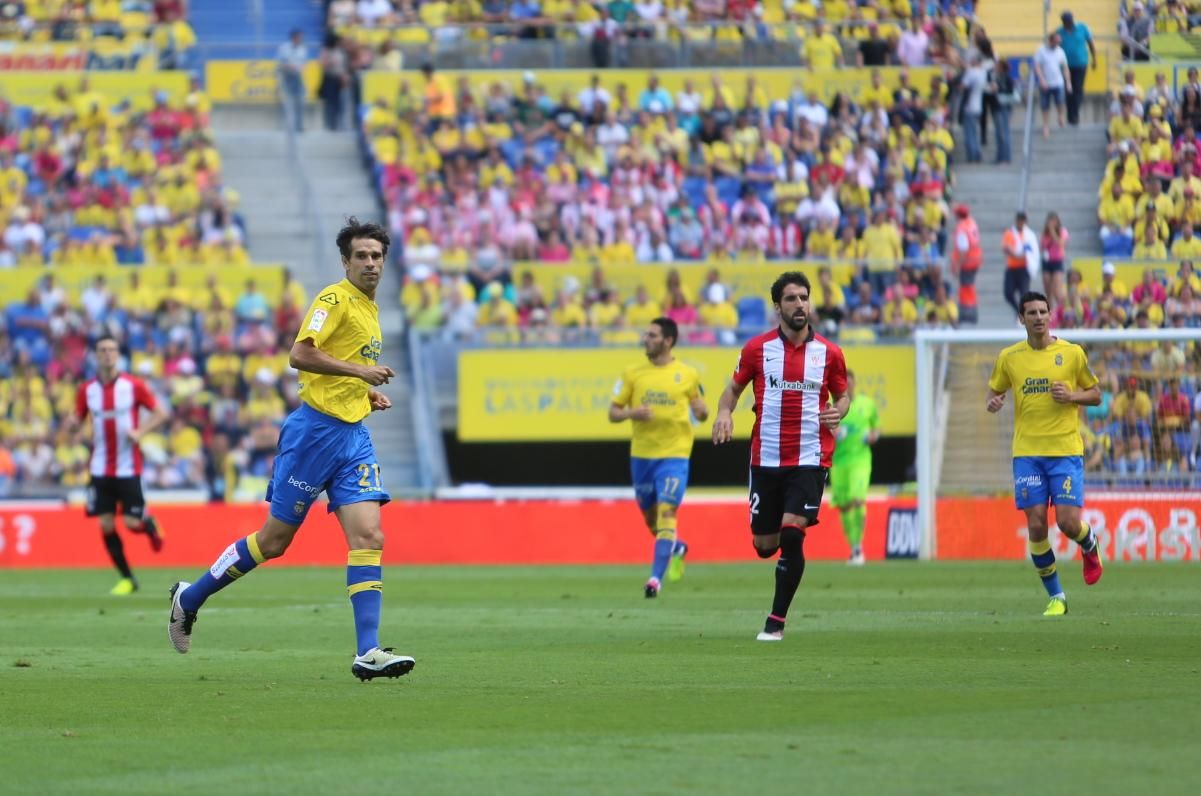 El último de partido de Juan Carlos Valerón en el Estadio de Gran Canaria. (Alejandro Ramos).