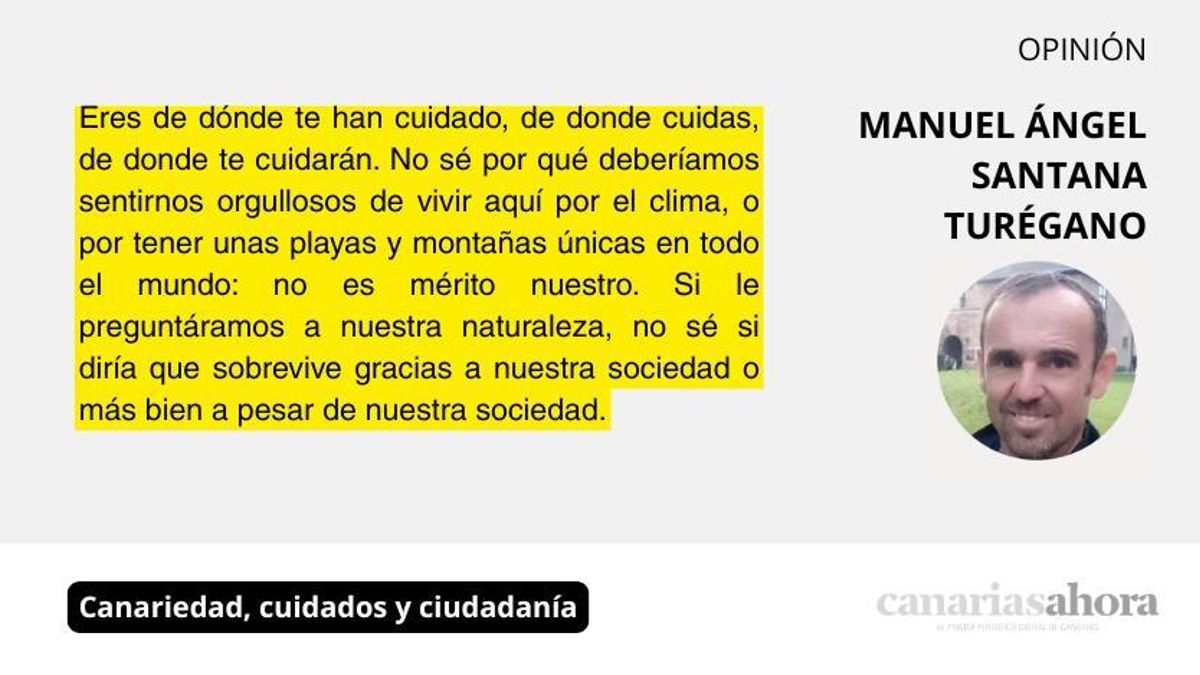 Canariedad, cuidados y ciudadanía