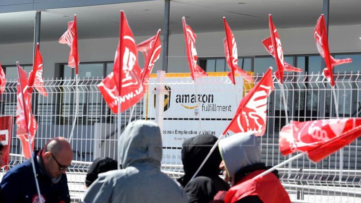 Los sindicatos de Amazon de San Fernando de Henares acuerdan nuevas protestas