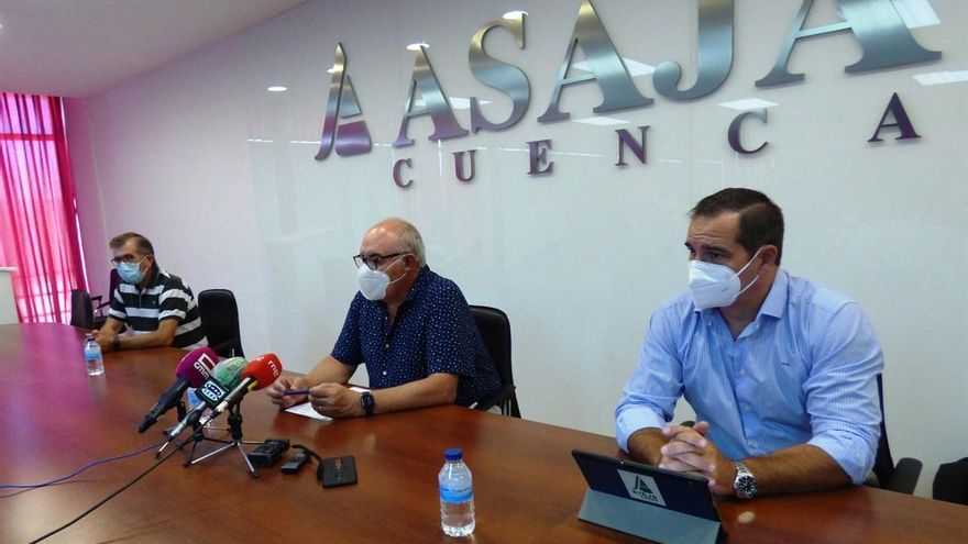 Rueda de prensa de los responsables de ASAJA en Cuenca