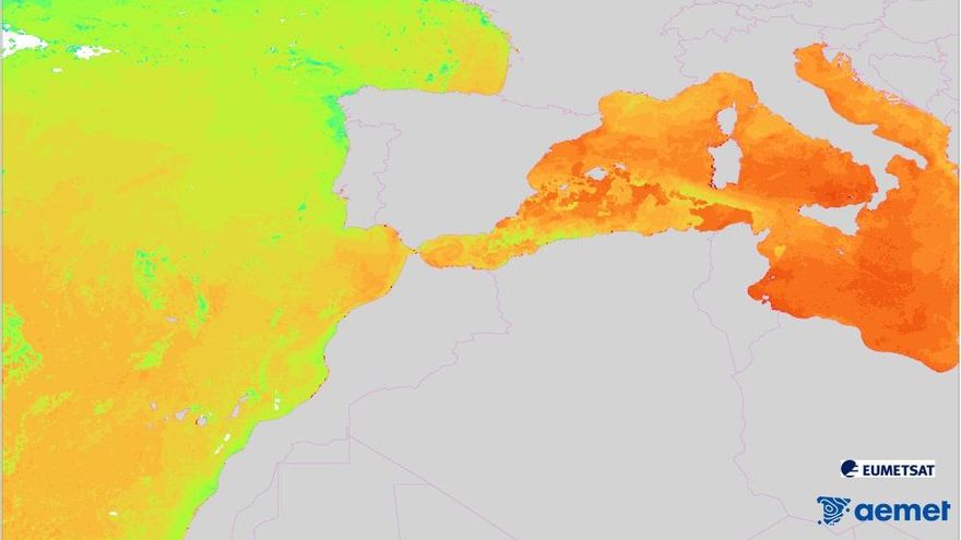 El calor que 'traga' el mar hoy avisa de las danas de mañana: el Mediterráneo vive en una eterna ola de temperaturas extremas