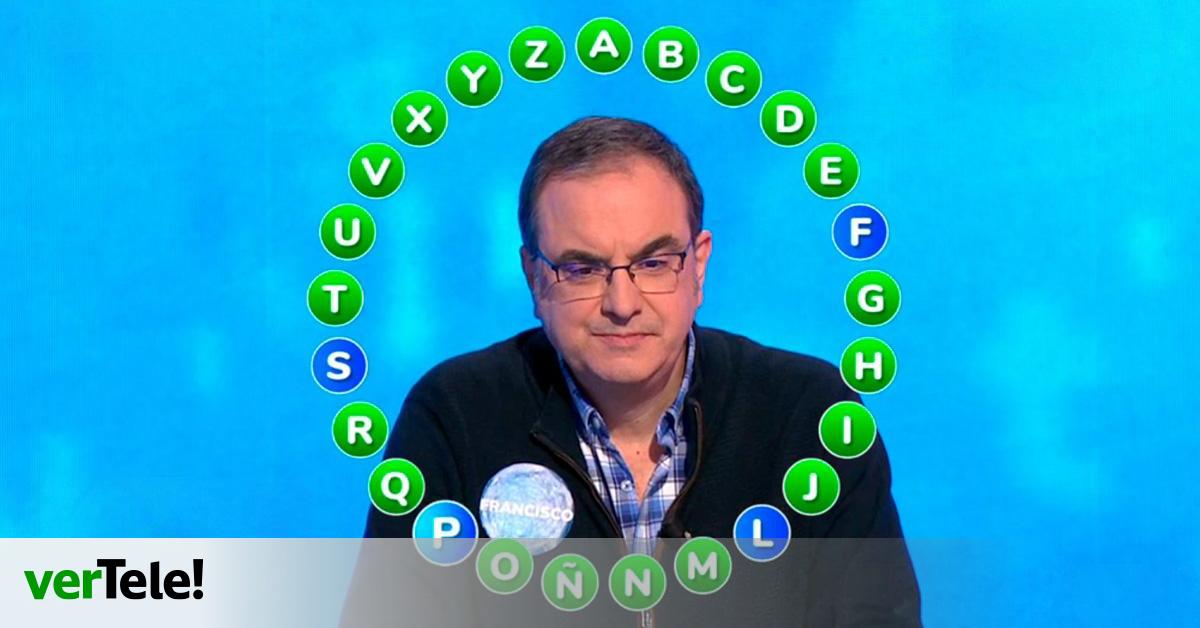  Pasapalabra  presenta a Franciso, su nuevo concursante que ya se enfrentó a un centenario del concurso en Telecinco