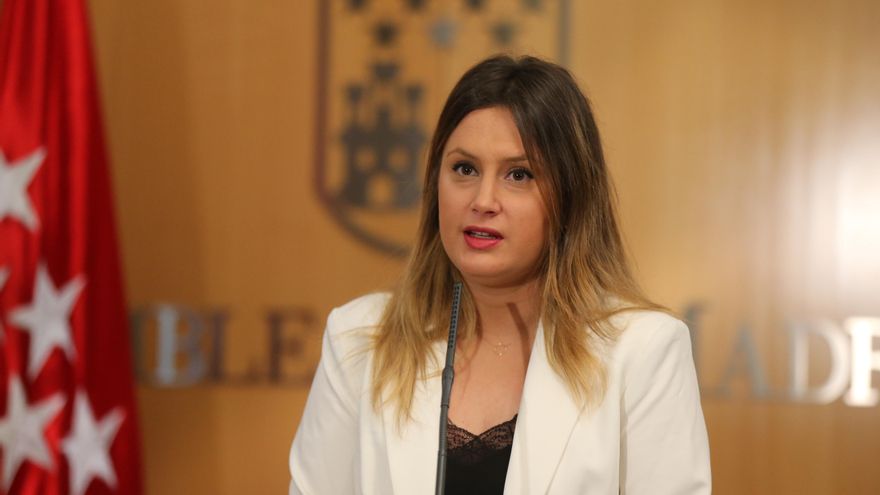 La portavoz adjunta de Unidas Podemos en la Asamblea de Madrid, Alejandra Jacinto, en una imagen de archivo.