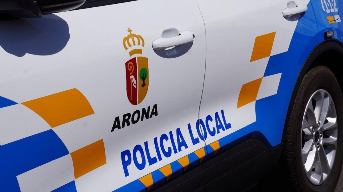 Vehículo de la Policía Local de Arona.