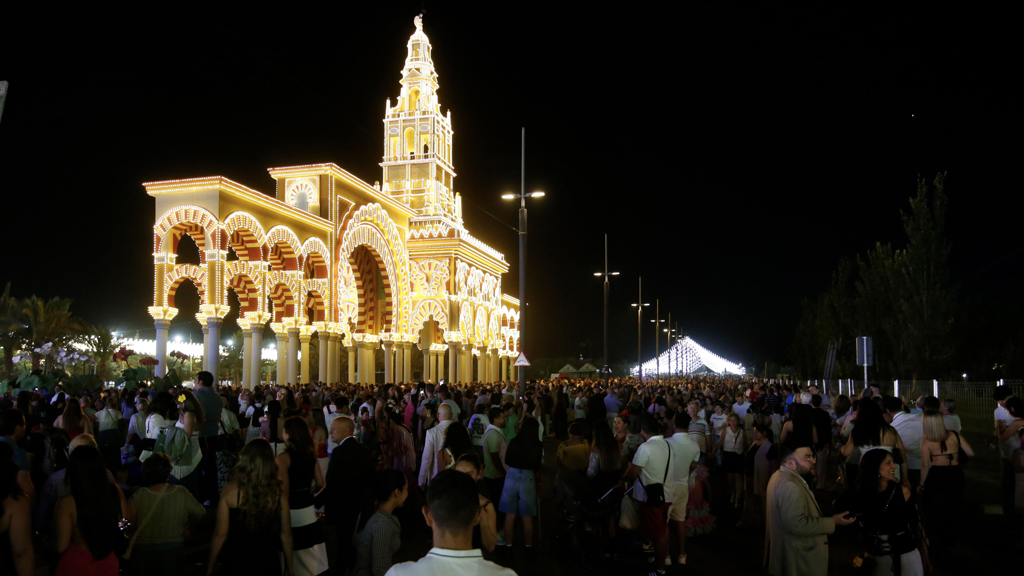 Comienzo de la feria 2026 y fuegos artificiales