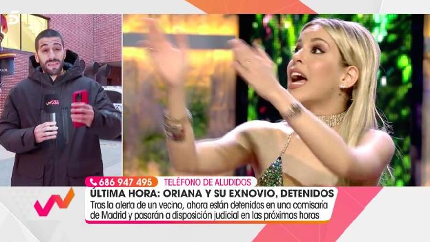 'Viva la vida' informa que Oriana ha sido detenida por violencia de género junto a su novio